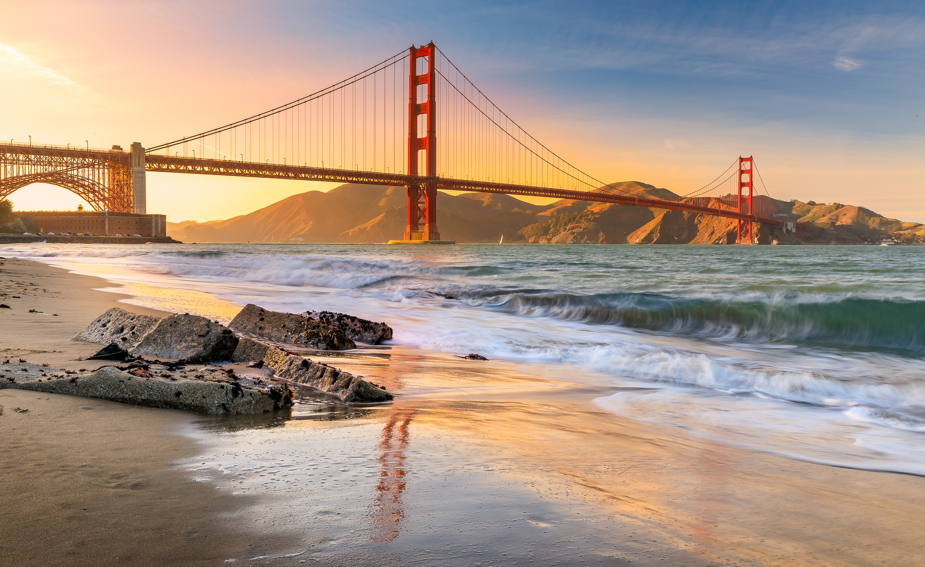 Golden Gate Bridge San Francisco Bay